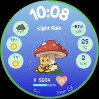 Weather Watch Face: Cat Sunny!